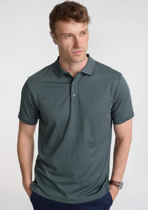 P313MS_Talent_Seafoam_Charcoal_01_N5pghaS Mens Focus Short Sleeve Polo
