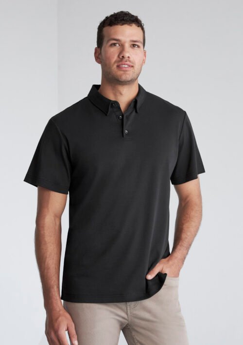 P515MS_Talent_Black_01_uaxZQzY Mens Lotus Short Sleeve Polo