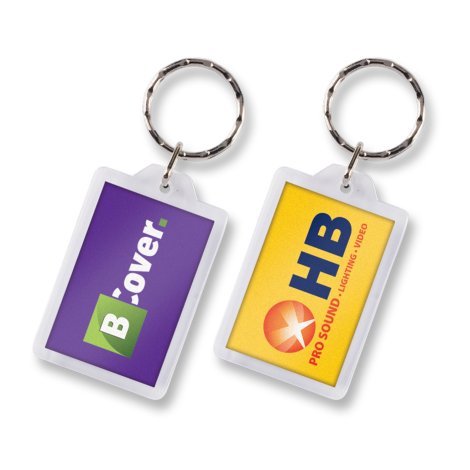 100292-0 Lens Key Ring - Rectangle