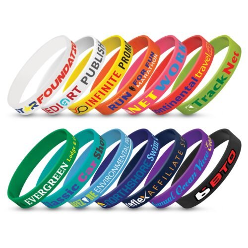 104485_1 Silicone Wrist Band - Indent