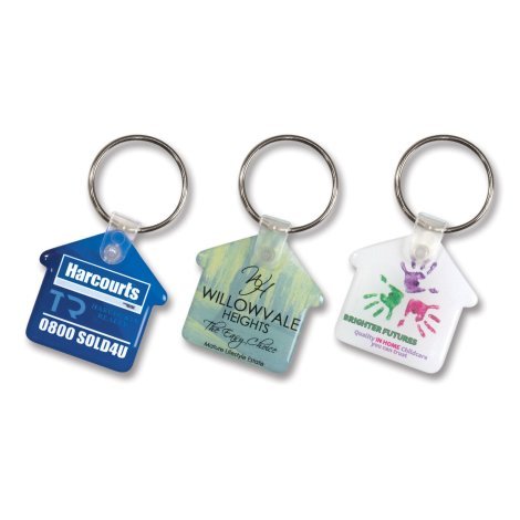 105796-0 Flexi Resin Key Ring - House