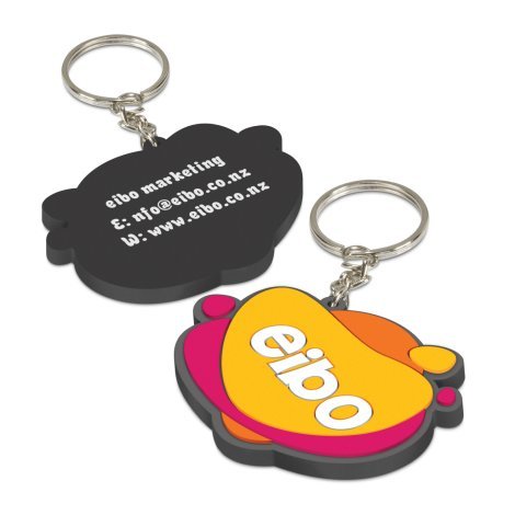 107109-0 PVC Key Ring Small - One Side Moulded