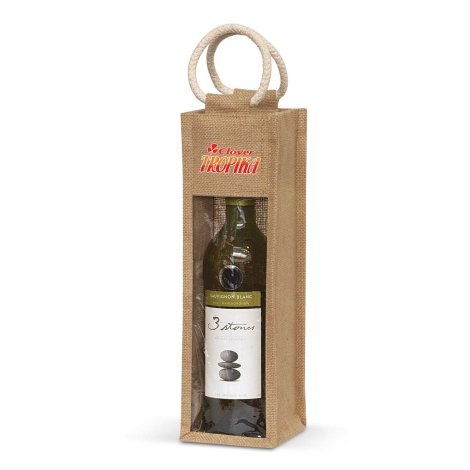 108039-0 Serena Jute Wine Carrier