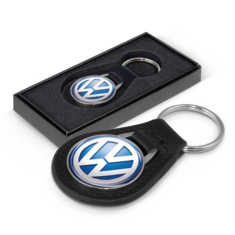 108385-0 Baron Leather Key Ring - Round