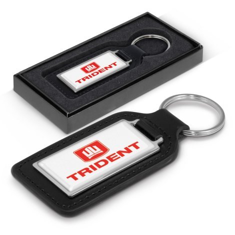 108598-0 Baron Leather Key Ring - Rectangle
