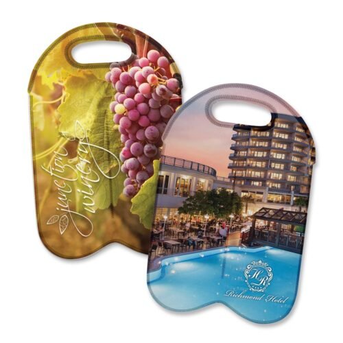 110499_1 Neoprene Double Wine Cooler Bag - Full Colour