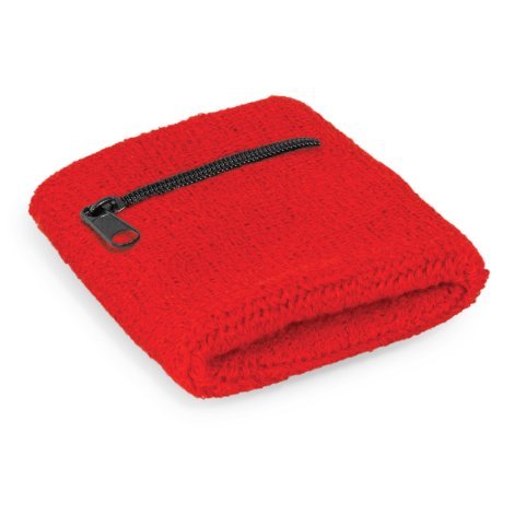 110511-6 Wrist Sweat Band with Pocket
