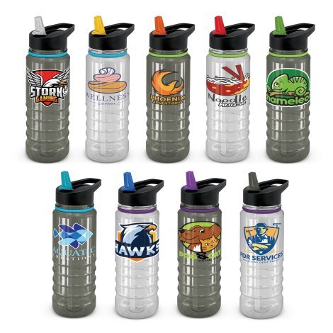 110748-0 Triton Elite Bottle - Clear and Black