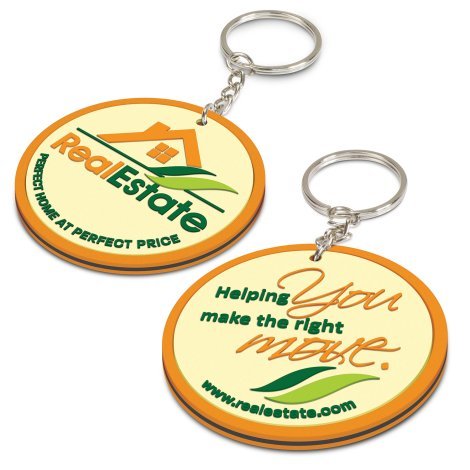 111770-0 PVC Key Ring Small - Both Sides Moulded