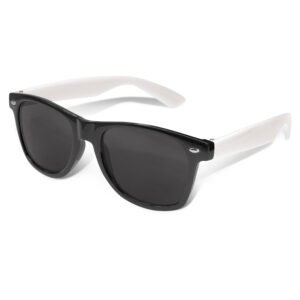 112014_1 Malibu Premium Sunglasses - White Arms