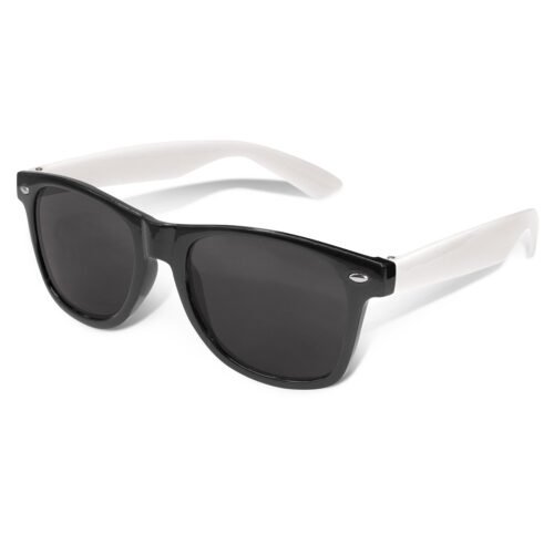 112014_1 Malibu Premium Sunglasses - White Arms