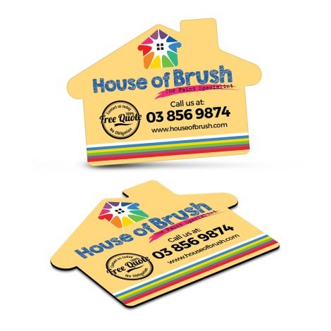 112307-0 Fridge Magnet 70 x 50mm - House Shape