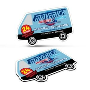 112308-0 Fridge Magnet 90 x 55mm - Van Shape