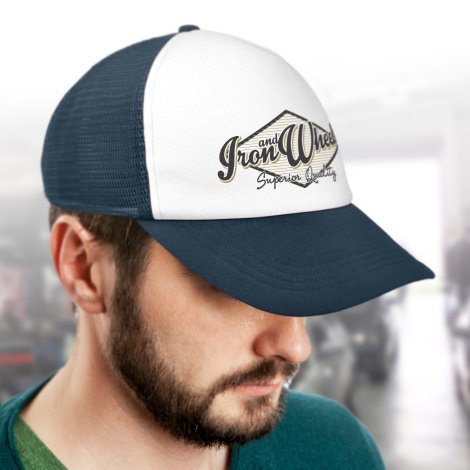 113032-11 Cruise Mesh Cap - White Front