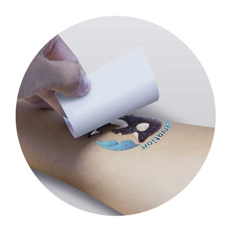 113191-1 Temporary Tattoo Glitter - 51mm x 51mm