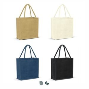 115324-0 Monza Jute Tote Bag - Colour Match