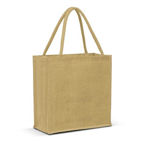 115324-2 Monza Jute Tote Bag - Colour Match