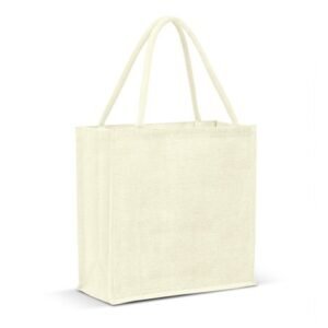 115324-3 Monza Jute Tote Bag - Colour Match