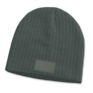 115656-2 Nebraska Cable Knit Beanie with Patch