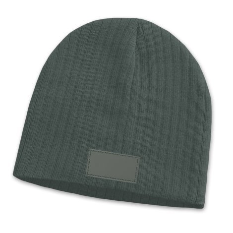 115656-2 Nebraska Cable Knit Beanie with Patch