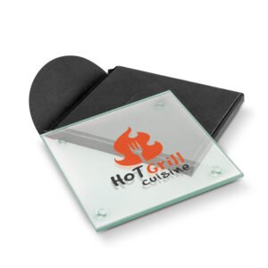 116131_1 Venice Single Glass Coaster - Square