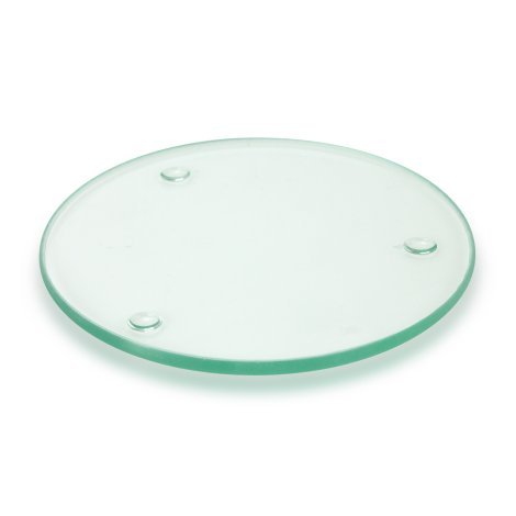 116132-1 Venice Single Glass Coaster - Round