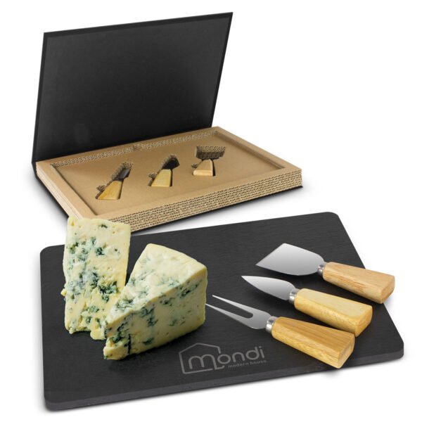 116730_1 Montrose Slate Cheese Board Set