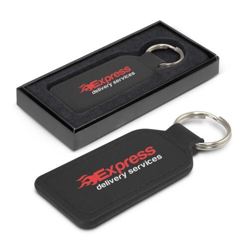 116757_1 Prince Leather Key Ring - Rectangle