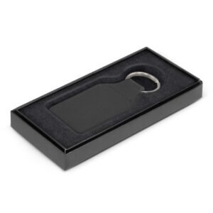 116758-2 Prince Leather Key Ring - Square