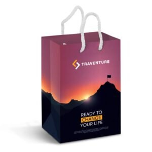 116934-0 Small Laminated Paper Carry Bag - Full Colour