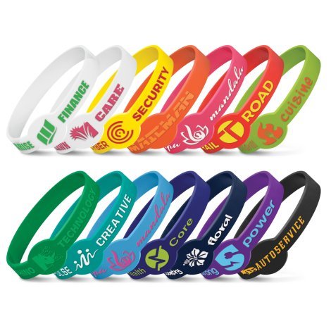 117056-0 Xtra Silicone Wrist Band - Embossed