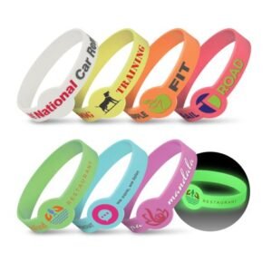 117057-0 Xtra Silicone Wrist Band - Glow in the Dark