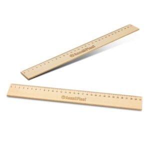 117337-1 Wooden 30cm Ruler
