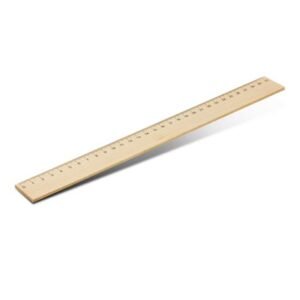 117337-2 Wooden 30cm Ruler