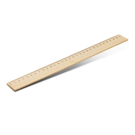 117337-2 Wooden 30cm Ruler