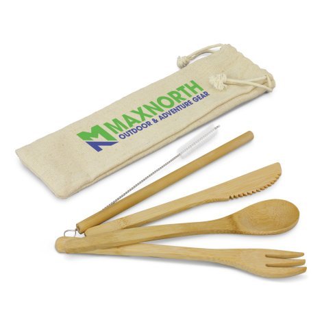 117633-1 Bamboo Cutlery Set