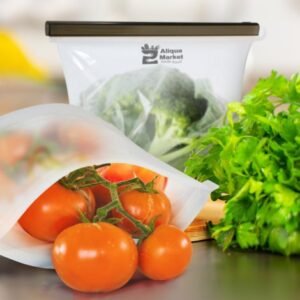 118122-2 Silicone Reusable Storage Pouch