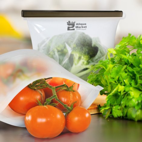 118122-2 Silicone Reusable Storage Pouch
