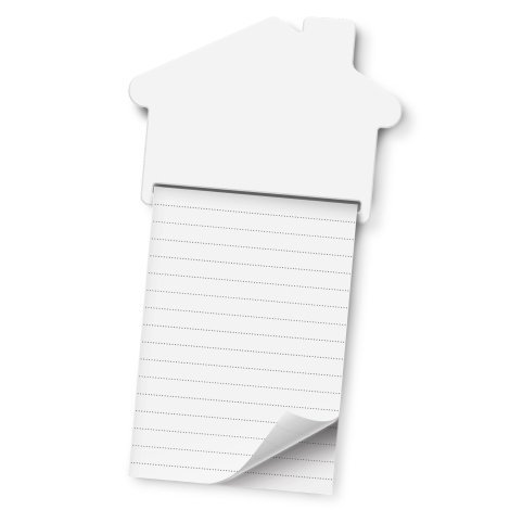 118489-1 Magnetic House Memo Pad - A7