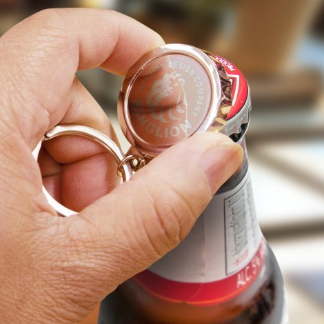 118493-3 Orleans Bottle Opener Key Ring