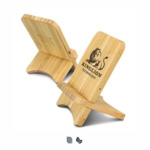 118495-0 Bamboo Wireless Charging Stand