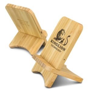 118495-1 Bamboo Wireless Charging Stand