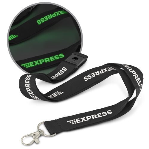 118533_1 Glow in the Dark Logo Lanyard