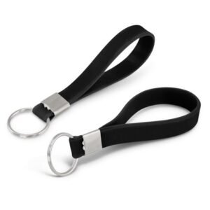118672-14 Silicone Key Ring - Embossed