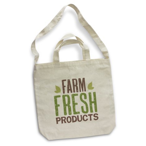 119332-1 Cotton Shoulder Tote Bag