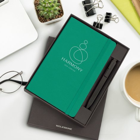 119355-10 Moleskine Notebook and Pen Gift Set