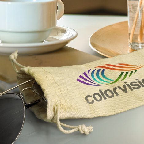 120213-3 Cotton Sunglass Pouch
