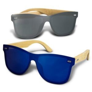 120343-0 Ryder Mirror Lens Sunglasses - Bamboo