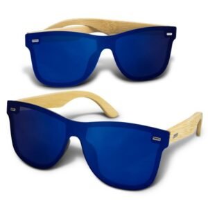 120343-2 Ryder Mirror Lens Sunglasses - Bamboo