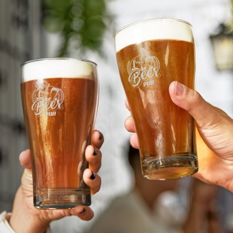 120904-2 Schooner Beer Glass